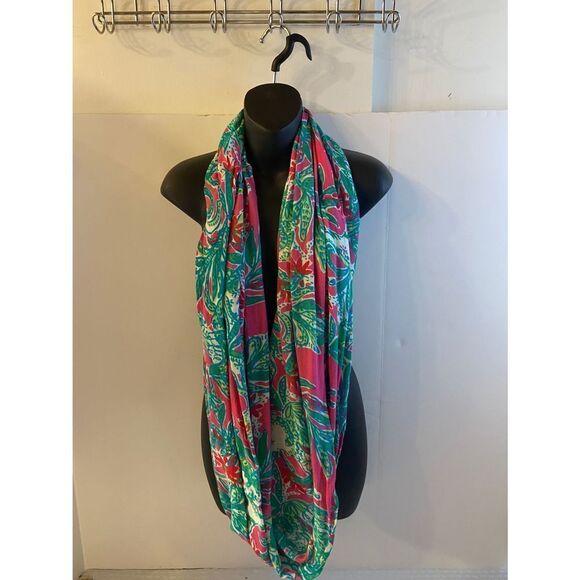 Lilly P Pulitzer rayon infinity scarf - Picture 1 of 4